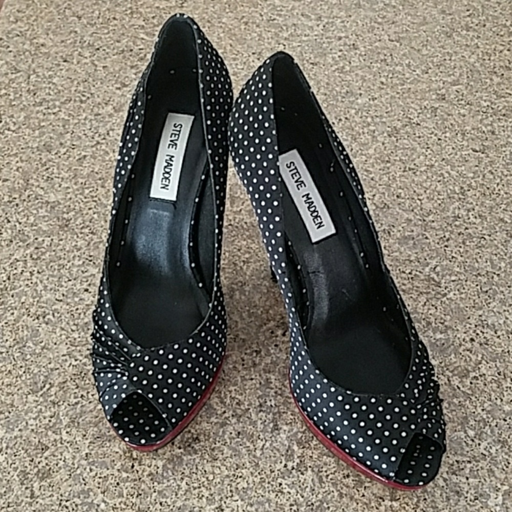 Steve Madden Polka Dot Stilettos